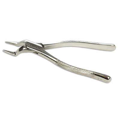 7" wolf tooth forceps - Offset